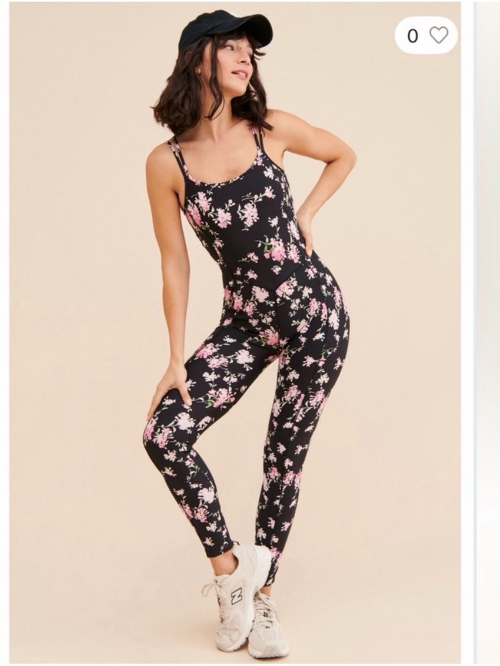 LoveShackFancy Kemper One Piece Workout Jumpsuit